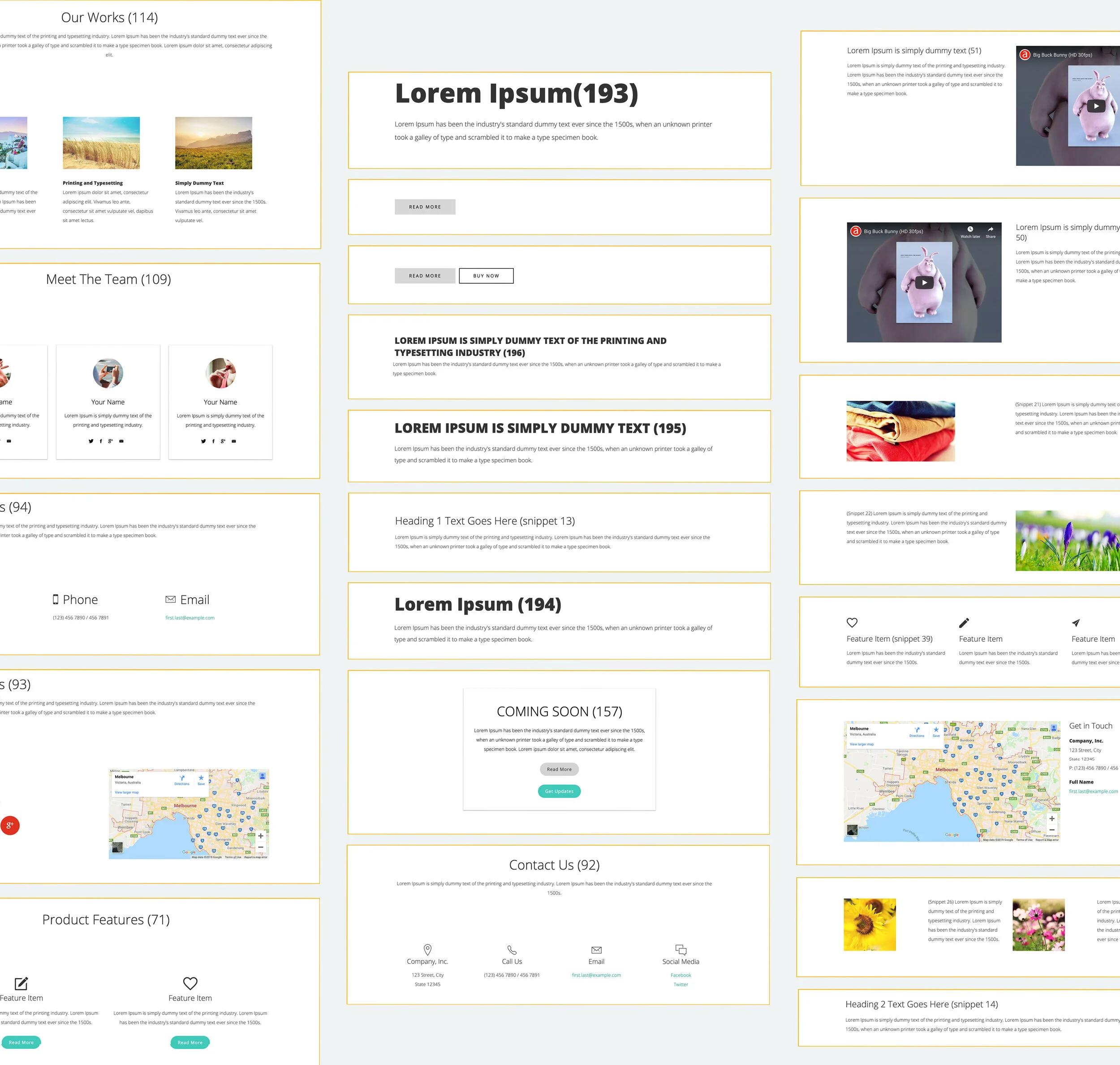 Tanner Health CMS modules — component library